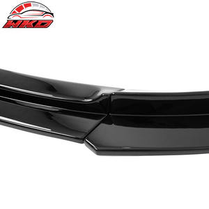 Pour Tesla Model 3 2017-2023, style IKON V4, 3 pièces, lèvre de pare-chocs avant, noir brillant, ABS, pièces automobiles de haute qualité, kit carrosserie - Product Image 5