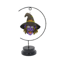 Lampe LED d'Halloween en plastique en forme de sorcière, araignées, oiseaux volants, chauves-souris, éclairage festif, décoration d'ambiance pour salon et chambre