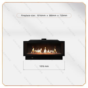 Dispositivo di Protezione Multipla CRUISE, Design <span class=keywords><strong>a</strong></span> Sifone <span class=keywords><strong>per</strong></span> Raccolta Fumi, Fiamma Singola/Doppia Fila, Telecomando, Caminetto <span class=keywords><strong>a</strong></span> <span class=keywords><strong>Gas</strong></span> 1016mm - Product Image 6