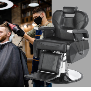 Sillón de Barbería Reclinable para Estilista, Silla de Peluquería Multiusos con Estructura de Acero Resistente - Product Image 1