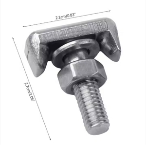 Battery Terminal Replacement <strong>T</strong> <strong>Bolt</strong> Stainless Steel 304 <strong>T</strong>-<strong>bolt</strong> M6 X <strong>22</strong> Contents 1 <strong>Bolt</strong> 1 Nut 1 Washer - Product Image 3