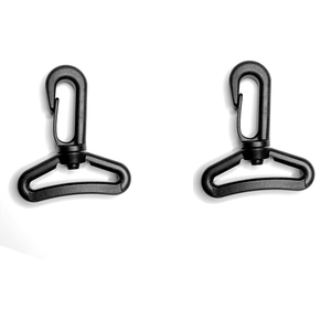 <span class=keywords><strong>Mousqueton</strong></span> à sangle rotative noir, en plastique, pour tissage, lot de 10 pièces, pour lanière et sac à dos - Product Image 6