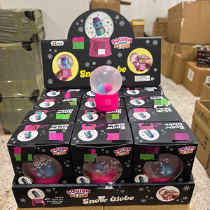 Needoh <strong>Snow</strong> <strong>Globe</strong> Light up Squishy Toy TPR Stress Relief Squeeze Sensory Fidget Toy Desktop Decoration Gift for Kids and Adults - Product Image 4