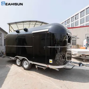 Concession Enclosed Mobile Coffee Food Trailer Ice Cream Cart Truck Catering Equipment Coffee Food Truck Cart