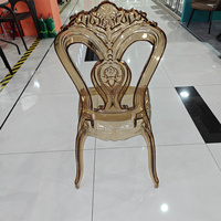 Fabricant de chaises de mariage chaise de banquet transparente pour événement table à manger chaise de banquet orange trône personnalisée