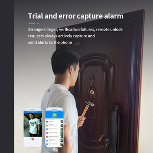 Hune điện tử thông minh Key khóa Wifi điện vân tay thông minh không thấm nước kỹ thuật số tuya khóa cửa cho cửa Keyless xử lý - Product Image 4