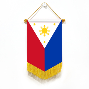 Wholesale Mini Pennant Car Flags 20x30cm Philippines Wall Decor <b>Small</b> Ornaments Hanging Digital Printing - Product Image 1