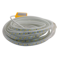 Bande LED flexible pour extérieur, étanche IP65, haute tension AC 220V 110V, SMD 5730 2835, 3 couleurs CCT commutables, gradation possible