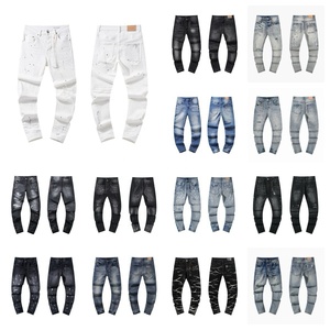 Jeans <span class=keywords><strong>de</strong></span> <span class=keywords><strong>Hombre</strong></span> PUR 2026 <span class=keywords><strong>de</strong></span> Alta Calidad, 13oz, Denim Elástico Resistente, Lavado, Desgastado, Corte <span class=keywords><strong>Slim</strong></span> <span class=keywords><strong>Fit</strong></span>, Estilo Urbano, Color Violeta - Product Image 2