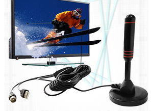 Nhà Máy Giá TV Ăng Ten Khuếch đại tín hiệu tăng cường bên ngoài TV ăng ten với cơ sở từ tính 3M RG58 cáp trong nhà TV ăng ten từ - Product Image 6
