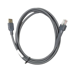 Cable de Datos USB Tipo A con Blindaje Trenzado CBA-U21-S07ZBR con Carga Rápida de 3A y Revestimiento de PVC para Escáner Zebra DS2208 <span class=keywords><strong>DS8178</strong></span> - Product Image 1