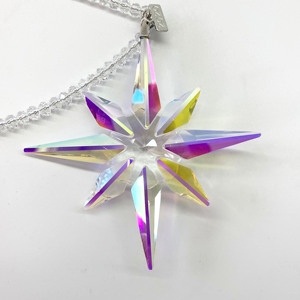 Ornement de Noël en cristal brillant, pendentif flocon de neige à suspendre, fournitures de décoration - Product Image 3