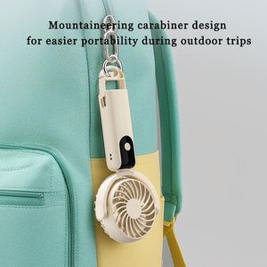 Mini Ventilador USB Plegable Wind Choice con Pantalla LED Digital, Puerto de Carga Tipo-C, Ventilador de Mano Portátil Pequeño con Gancho - Product Image 2