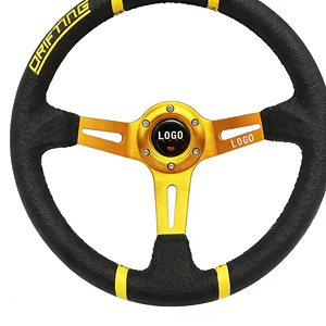 พวงมาลัยรถยนต์สำหรับรถ BMW F30 Audi <span class=keywords><strong>AMG</strong></span> <span class=keywords><strong>Ford</strong></span> <span class=keywords><strong>Mustang</strong></span> Honda Accord Porsche 14นิ้วแบบสั่งทำ - Product Image 4