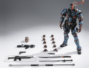 โมเดลฟิกเกอร์แอคชั่นของเล่นสะสม Lpzz Deathstroke Arkham Knight ของแ<span class=keywords><strong>ท</strong></span>้ใหม่ ขนาด 1/12 ผลิตจาก PVC รุ่น DC002 ของขวัญ - Product Image 1