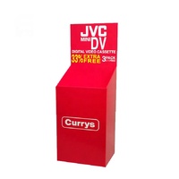 Présentoirs pliables en carton ondulé recyclé pour le commerce de détail, impression offset personnalisée