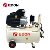 Compresseurs d'air à piston portables EDON AC1300-WP50L à haut débit d'air pour la construction