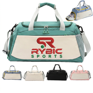 Bolsa Deportiva RYBIC de Gran Capacidad, Bolsa de Viaje y Fin de Semana con Correa Ajustable, Unisex, Estilo Casual, de Poliéster - Product Image 1