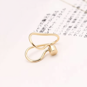 Tending elegante carino e minimalista foglia di stella orecchini pendenti per le donne vendita calda all'ingrosso gioielli di moda - Product Image 1