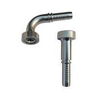 Calidad de Venta 45 #   Conectores Hidráulicos Industriales Flexibles de Acero, Sin Mantenimiento, para Excavadoras, con 6 Meses de Garantía