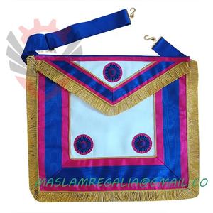 Grand Mark Sanitary Full Dress Imitation <b>Leather</b> <b>Apron</b> with Gathered Bullion Fringe Provincial Worshipful <b>Apron</b> Kit - Product Image 1