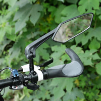 Rétroviseurs latéraux universels pour moto et vélo, réglables, HD, plats, gauche et droite
