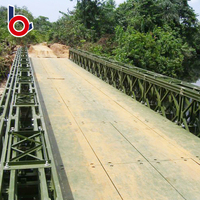 Pont Bailey industriel préfabriqué en acier de haute qualité, structure lourde en acier chinois, avec grade Q345B-Q460C
