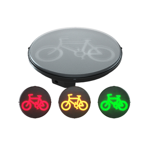 Tùy chỉnh chuyên nghiệp xe đạp giao thông ánh sáng <span class=keywords><strong>semaphore</strong></span> 300 mét không thấm nước LED thiết kế vàng Made nhựa Nhôm PC 12V điện áp - Product Image 1