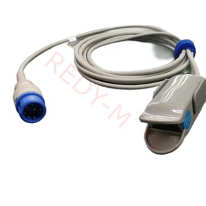 Probe Sensor Spo2 Dewasa yang Dapat Digunakan Kembali, Kompatibel dengan Mindray UMEC10-12, Bulat 7 Pin - Product Image 1