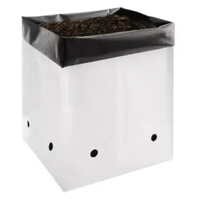 White Plastic Planting Grow Bag Polyethylene Grow Bag For Plants Nursery Seeding Bags Plant Grow