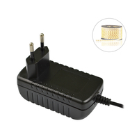 Adaptateur secteur mural ultra-compact 36W 18V 2A AC/DC 5,5x2,1mm US/EU/UK/AU CE FCC CB RoHS CCC pour l'électronique, les LED, la vidéosurveillance, OME