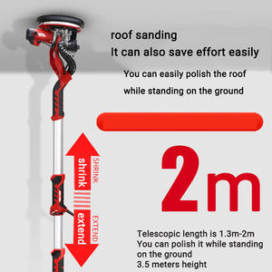 <span class=keywords><strong>Ponceuse</strong></span> électrique à long manche à vitesse variable avec LED <span class=keywords><strong>et</strong></span> aspiration intégrée pour plafonds <span class=keywords><strong>et</strong></span> cloisons sèches, idéale pour le bricolage - Product Image 5