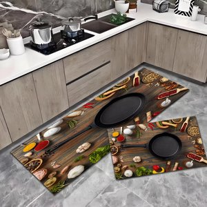 Nhà Bếp Hiện Đại Thảm Thảm Đệm Mô Hình Hình Học Nước Thấm Mùa Xuân Mùa Hè Khu Vực Thảm Cho Nhà Sử Dụng Máy Làm Sàn Mat - Product Image 1