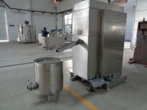 250 kg/h Uso en fábrica Máquina de molino de bolas de chocolate continuo Maquinaria de molienda de chocolatera - Product Image 2