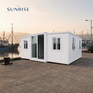 Maison préfabriquée de haute qualité SUNRISE, conteneur pliable de 40 pieds, maisons modulaires préfabriquées, maison de luxe à 2 chambres - Product Image 1