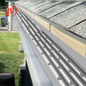 2024 nouvelle conception 5 pouces garde de gouttière en aluminium avec <span class=keywords><strong>prix</strong></span> de vente garde de feuille de gouttière en aluminium - Product Image 4