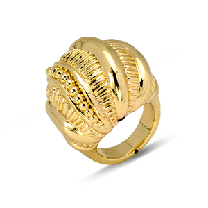 Anillo de Cobre de Alta Calidad con Forma Geométrica Africana para Mujer, Anillo Grande de Novia - Product Image 1