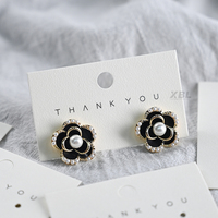 Boucles d'oreilles étiquette de carte étiquette personnalisée Offre Spéciale pas cher prix d'usine mode luxe numérique enfants blanc papier carton bijoux étiquette