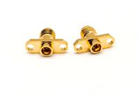 Adaptateur Jack Coaxial RF S MA/SMP-KFJ101-L 50 Ohm DC-18GHz, Connecteur de Câble de Test Coaxial pour Base d'Antenne PCB
