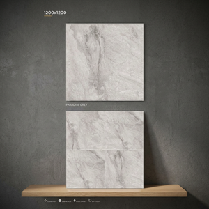 Azulejos de porcelana digitalizados con aspecto de piedra mate, 1200x1200mm, antideslizantes, para pisos y paredes. - Product Image 1