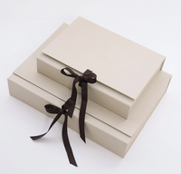 Boîte de conditionnement cadeau rigide en forme de livre de luxe, en matériau recyclable, avec logo personnalisé, doublure en éponge pour cosmétiques, parfums, vêtements