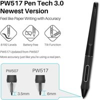 Tableta de Dibujo Gráfica Digital Huion Kamvas 13 con Pantalla LCD Interactiva de Múltiples Colores y Lápiz