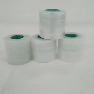 70mm Transparent Thin 25 Micron PE Stretch Film Environmentally Friendly Shrink Wrap Tape for Electric Cables Packaging