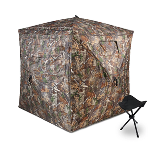 Portable 2-3 Person Pop-Up Camouflage Tent for Outdoor Camping Fishing Bird Watching Lightweight Quick Open for <b>Hunting</b> - Product Image 1