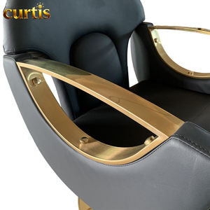 Ghế cắt tóc bằng thép không gỉ bền chắc, thiết kế công thái học, xoay 360 độ, có thể điều chỉnh, khuyến mãi nóng, thích hợp cho phòng tập & sử dụng ngoài trời - Product Image 4