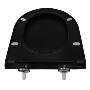 Siège de toilette à fermeture lente, gris mat, <span class=keywords><strong>noir</strong></span>, <span class=keywords><strong>blanc</strong></span>, urée à dégagement facile - Product Image 4