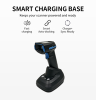 Scanner de documents industriels 2D QR, support de charge sans fil USB, robuste, 3-en-1, A4, 2000 mAh, en stock