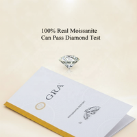 Directo de fábrica para hombre Hip Hop GRA Bling VVS Baguette Moissanite 925 colgante de plata con D-Cluster Letter Passes Diamond Tester