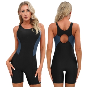 Traje de baño de una pieza para mujer, mono elástico para natación, traje de baño para piscina, playa, surf, buceo, entrenamiento, juego, vacaciones - Product Image 4