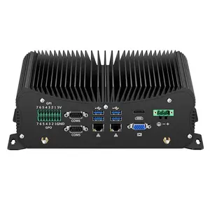 9V-36V i7 8550U 8569U מיני ITX מחשב מוקשח תעשייתי Fanless Barebone 2 LAN מיקרו מחשב נייד שרת Workstation RS485 GPIO